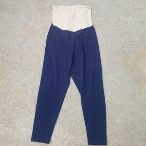 2XL Motherhood Maternity Navy Leggings